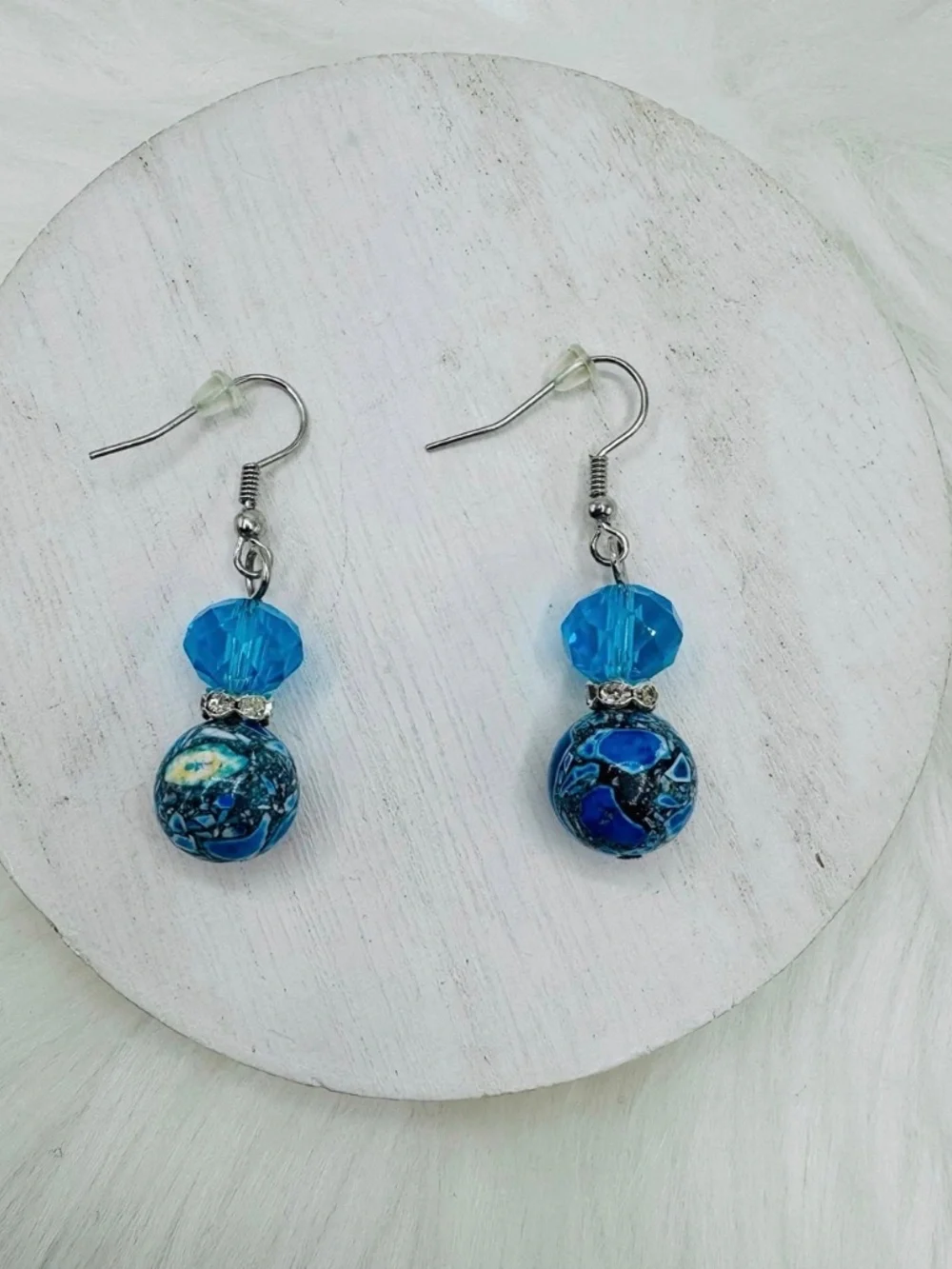 Blue-laloo Beaded Boho Earrings